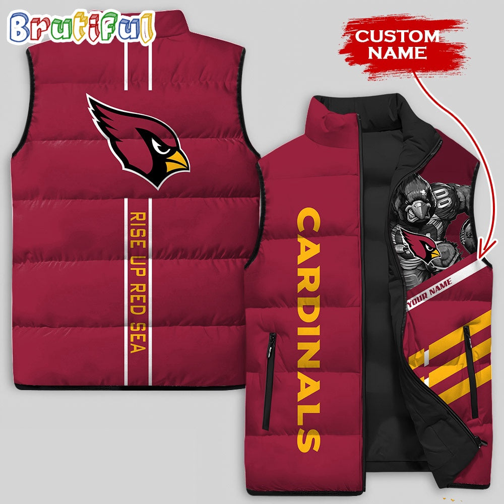 NFL Arizona Cardinals Damn Right Sleeveless Down Jacket