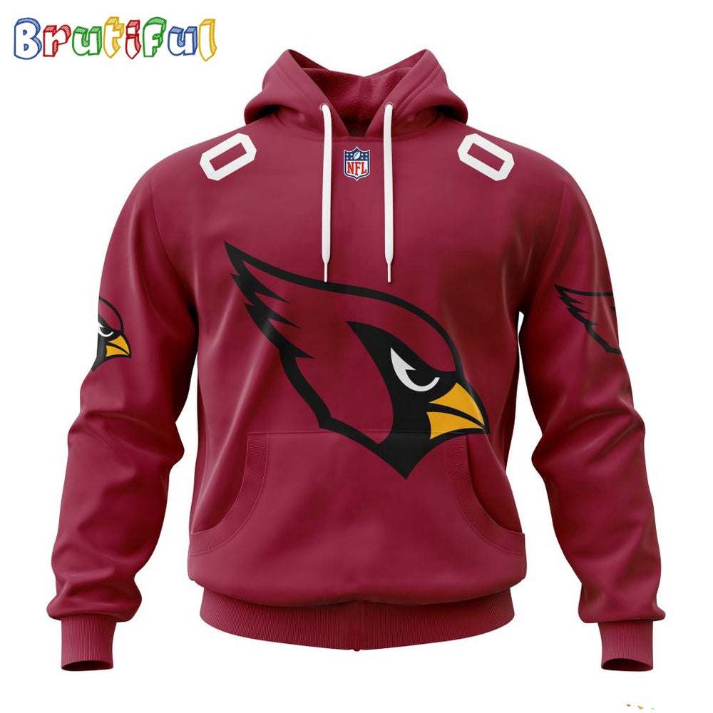 NFL Arizona Cardinals Hoodie 2024 Personalized Name And Number Unisex Hoodie