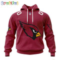 NFL Arizona Cardinals Hoodie 2024 Personalized Name And Number Unisex Hoodie