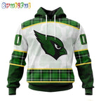 NFL Arizona Cardinals Hoodie Special Design 3D Hoodie St Patrick Day