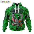 NFL Arizona Cardinals Hoodie Special Design Hoodie St Patrick Day