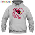 NFL Arizona Cardinals Nurse Love Hoodie Unisex Football T-Shirt Hoodie