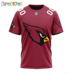 NFL Arizona Cardinals T-Shirt 2024 Personalized Name And Number Unisex T-Shirt