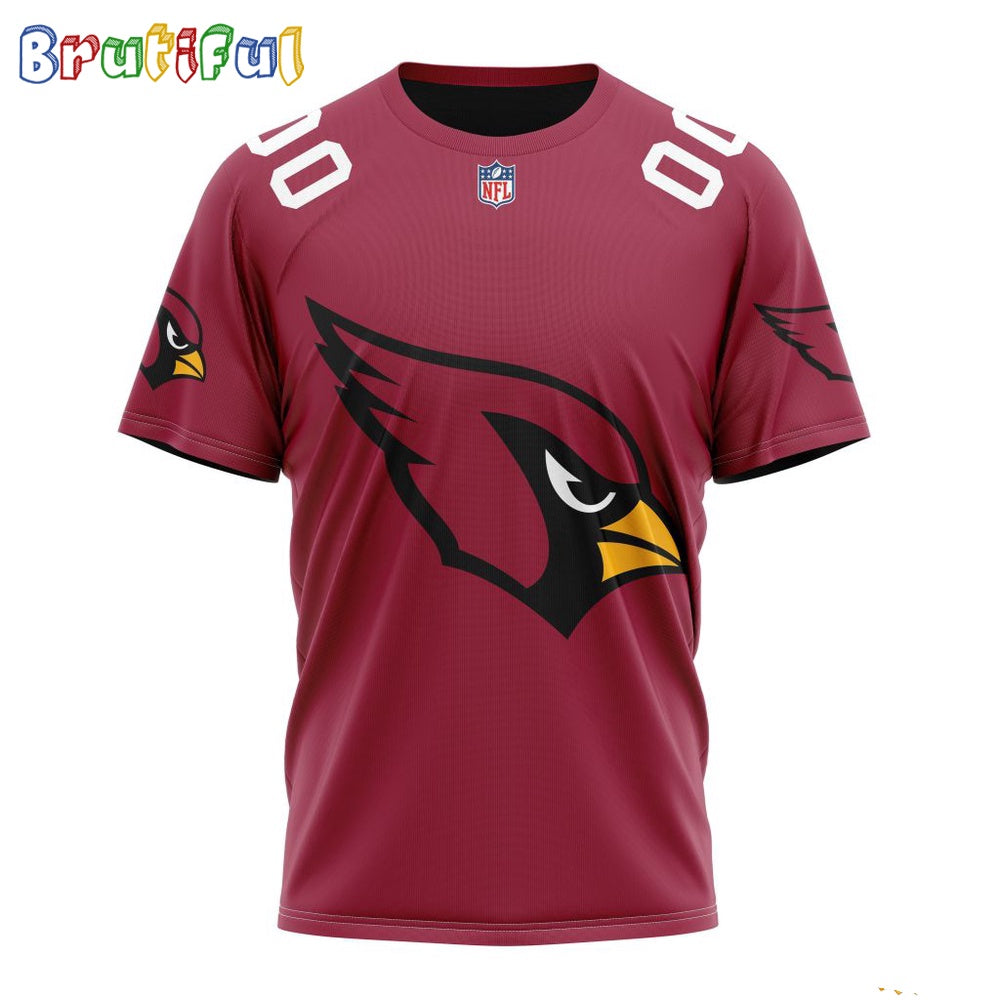 NFL Arizona Cardinals T-Shirt 2024 Personalized Name And Number Unisex T-Shirt