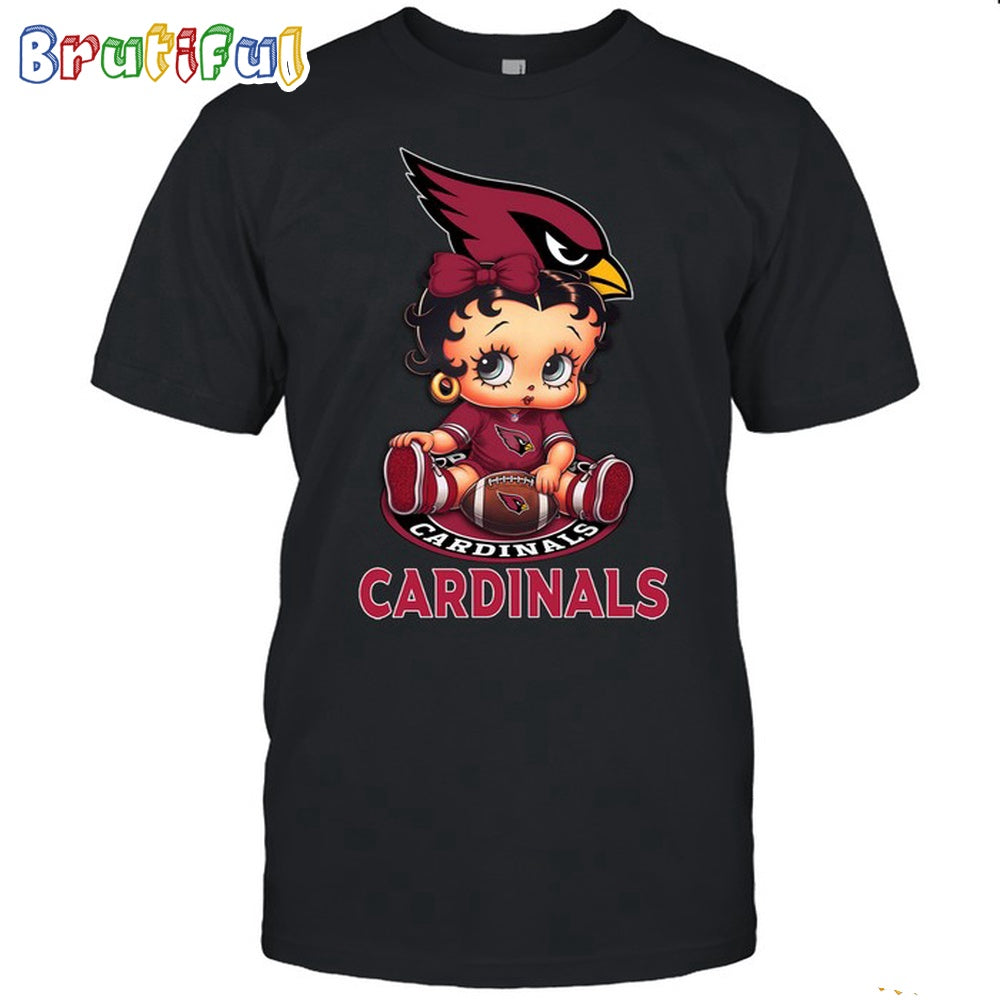 NFL Arizona Cardinals T-Shirt Betty Boop Football Tshirt