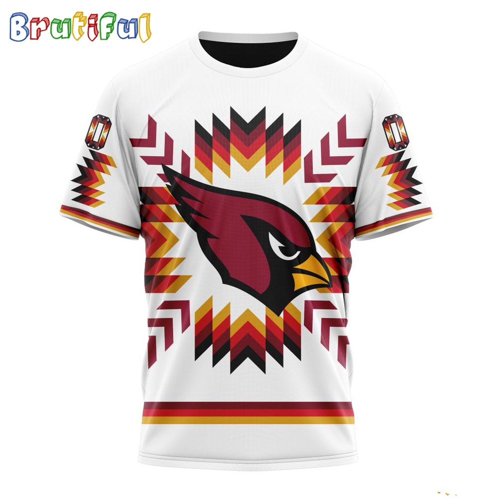 NFL Arizona Cardinals T-Shirt Special Design With Native Pattern