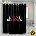 NFL Arizona Cardinals Team Shower Curtain Set For Bathroom Decor