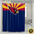 NFL Arizona Cardinals Team Shower Curtain Set For Fans