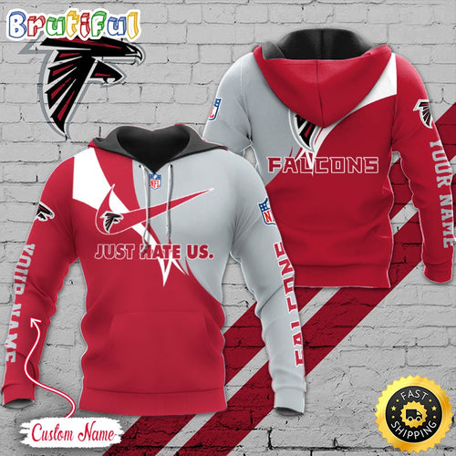 NFL Atlanta Falcons Hoodie Just Hate US Sport Hoodie