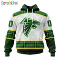 NFL Atlanta Falcons Hoodie Special Design 3D Hoodie St Patrick Day