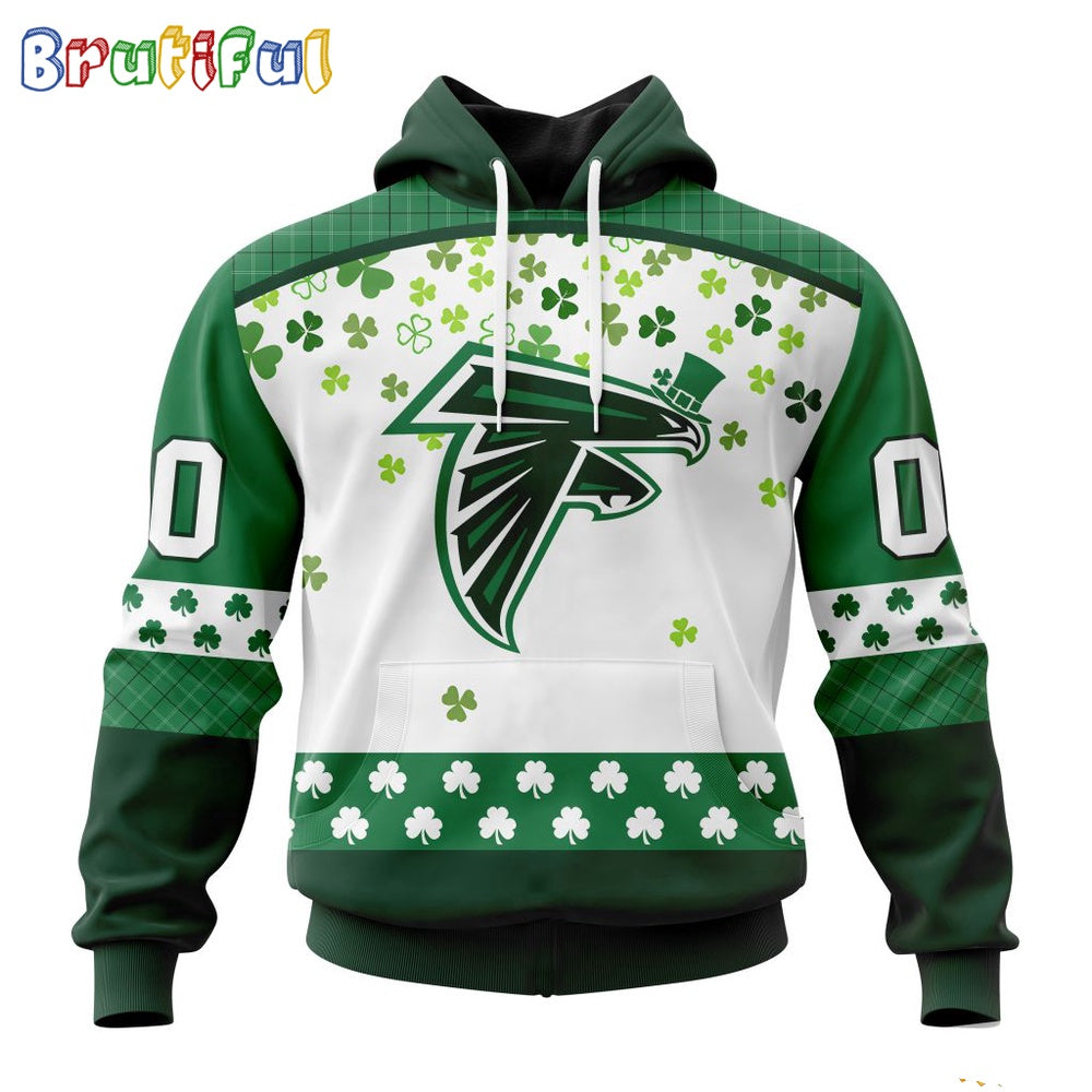 NFL Atlanta Falcons Hoodie Special Design For St Patrick Day