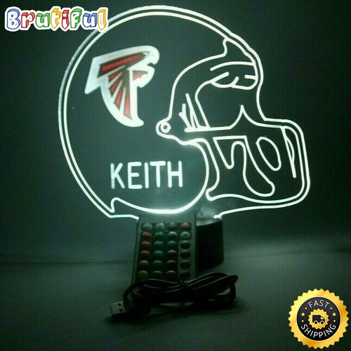 NFL Atlanta Falcons Night Light Up Football LED Light