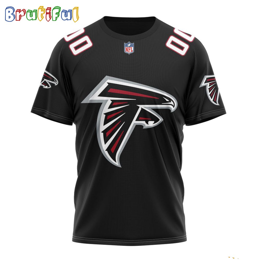 NFL Atlanta Falcons T-Shirt 2024 Personalized Name And Number Unisex T-Shirt