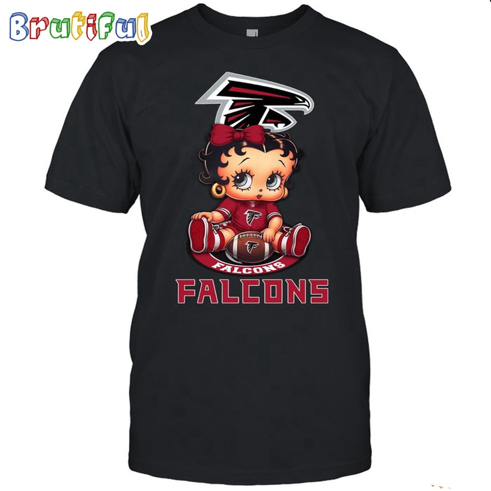 NFL Atlanta Falcons T-Shirt Betty Boop Football Tshirt