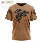 NFL Atlanta Falcons T-Shirt Special Salute To Service For Veterans Day Full Printed T-Shirt