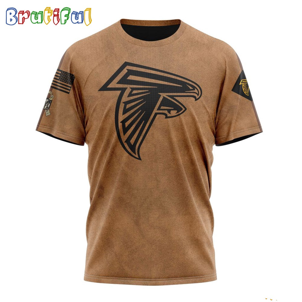 NFL Atlanta Falcons T-Shirt Special Salute To Service For Veterans Day Full Printed T-Shirt