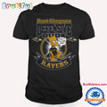 NFL Baltimore Ravens Bart Simpson Defensive Dude T Shirt