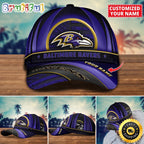 NFL Baltimore Ravens Baseball Cap Custom Football Cap For Fans