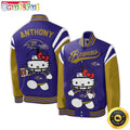 NFL Baltimore Ravens Baseball Jacket Hello Kitty Personalized Baseball Jacket