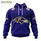 NFL Baltimore Ravens Hoodie 2024 Personalized Name And Number Unisex Hoodie