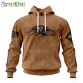 NFL Baltimore Ravens Hoodie Special Salute To Service For Veterans Day Full Printed Hoodie
