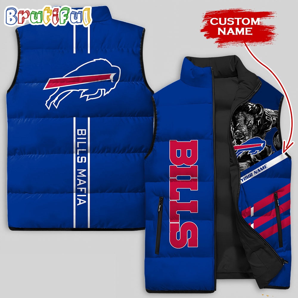 NFL Buffalo Bills Damn Right Sleeveless Down Jacket