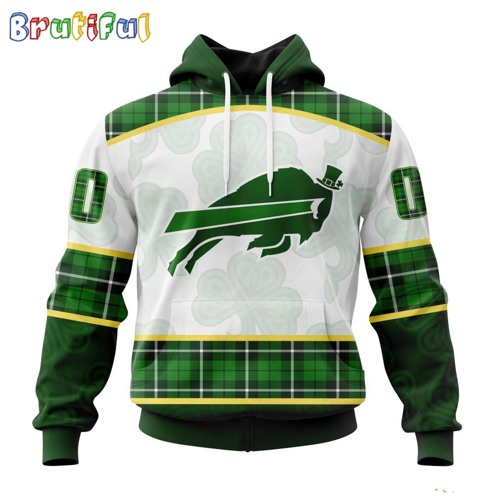 NFL Buffalo Bills Hoodie Special Design 3D Hoodie St Patrick Day