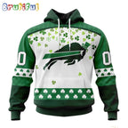 NFL Buffalo Bills Hoodie Special Design For St Patrick Day