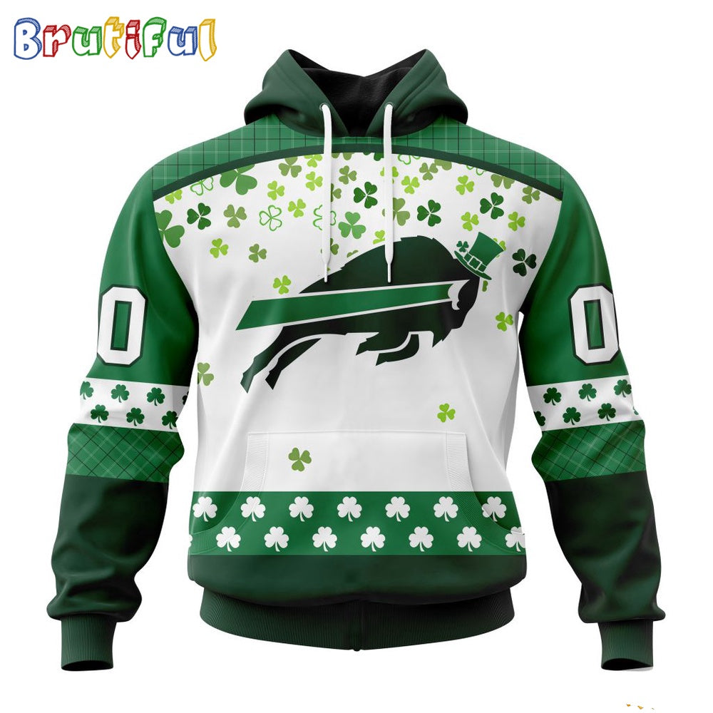NFL Buffalo Bills Hoodie Special Design For St Patrick Day