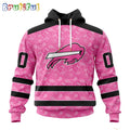 NFL Buffalo Bills Hoodie Special Pink Hoodie Design Fight Breast Cancer