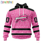 NFL Buffalo Bills Hoodie Special Pink Hoodie Design Fight Breast Cancer