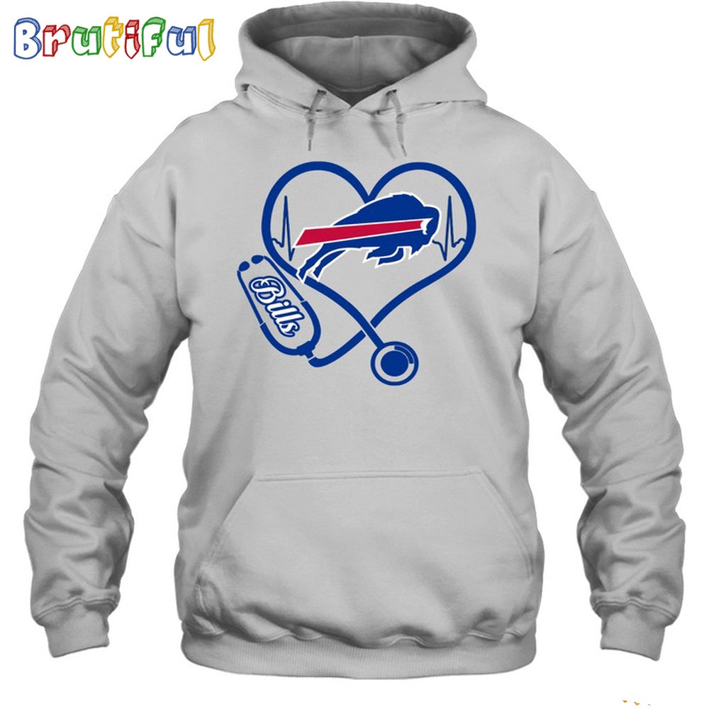 NFL Buffalo Bills Nurse Love Hoodie Unisex Football T-Shirt Hoodie