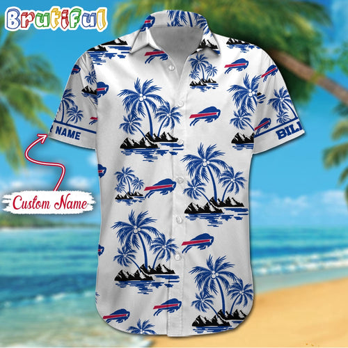NFL Buffalo Bills Palm Tree Tropical Summer Hawaiian Shirt