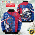 NFL Buffalo Bills Puffer Jacket Snooby Customized Jacket