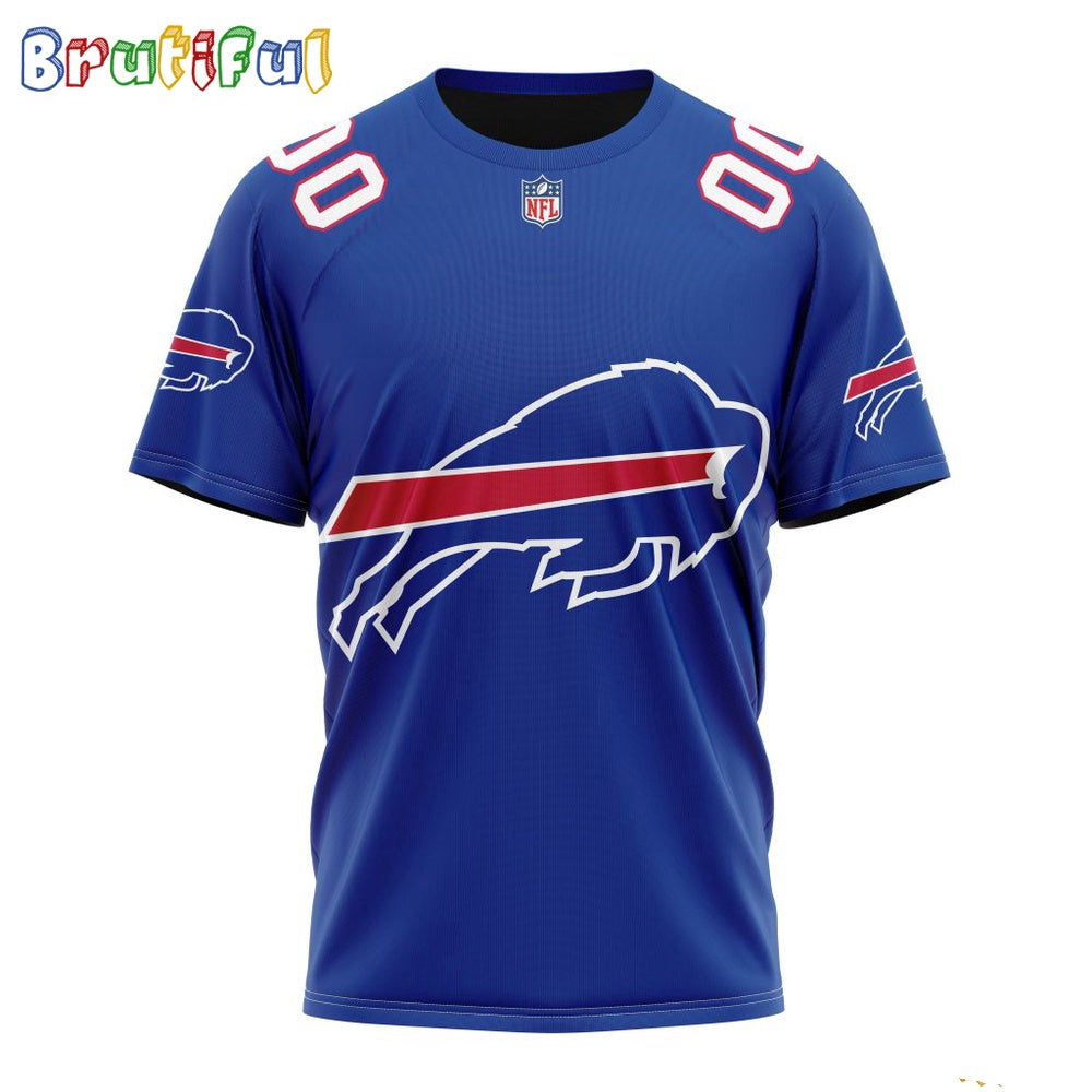 NFL Buffalo Bills T-Shirt 2024 Personalized Name And Number Unisex T-Shirt
