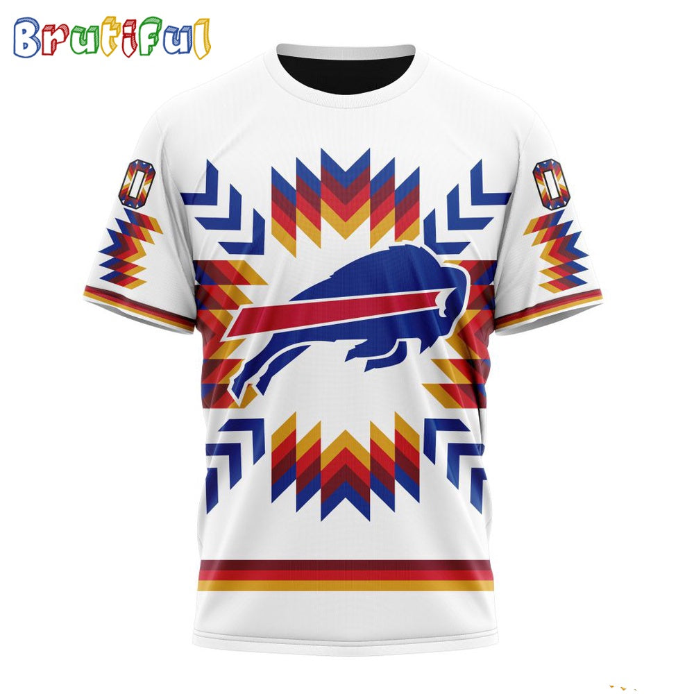 NFL Buffalo Bills T-Shirt Special Design With Native Pattern