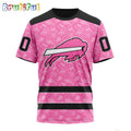 NFL Buffalo Bills T-Shirt Special Pink T-Shirt Design Fight Breast Cancer