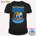 NFL Carolina Panthers Bart Simpson Defensive Dude T Shirt
