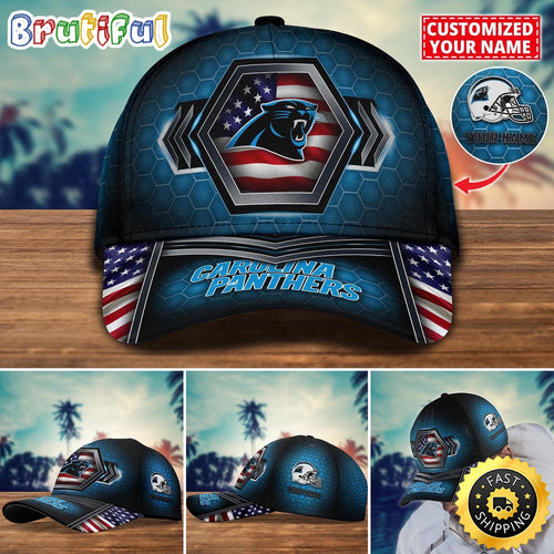NFL Carolina Panthers Baseball Cap Best Trending Custom Name Cap