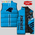 NFL Carolina Panthers Damn Right Sleeveless Down Jacket