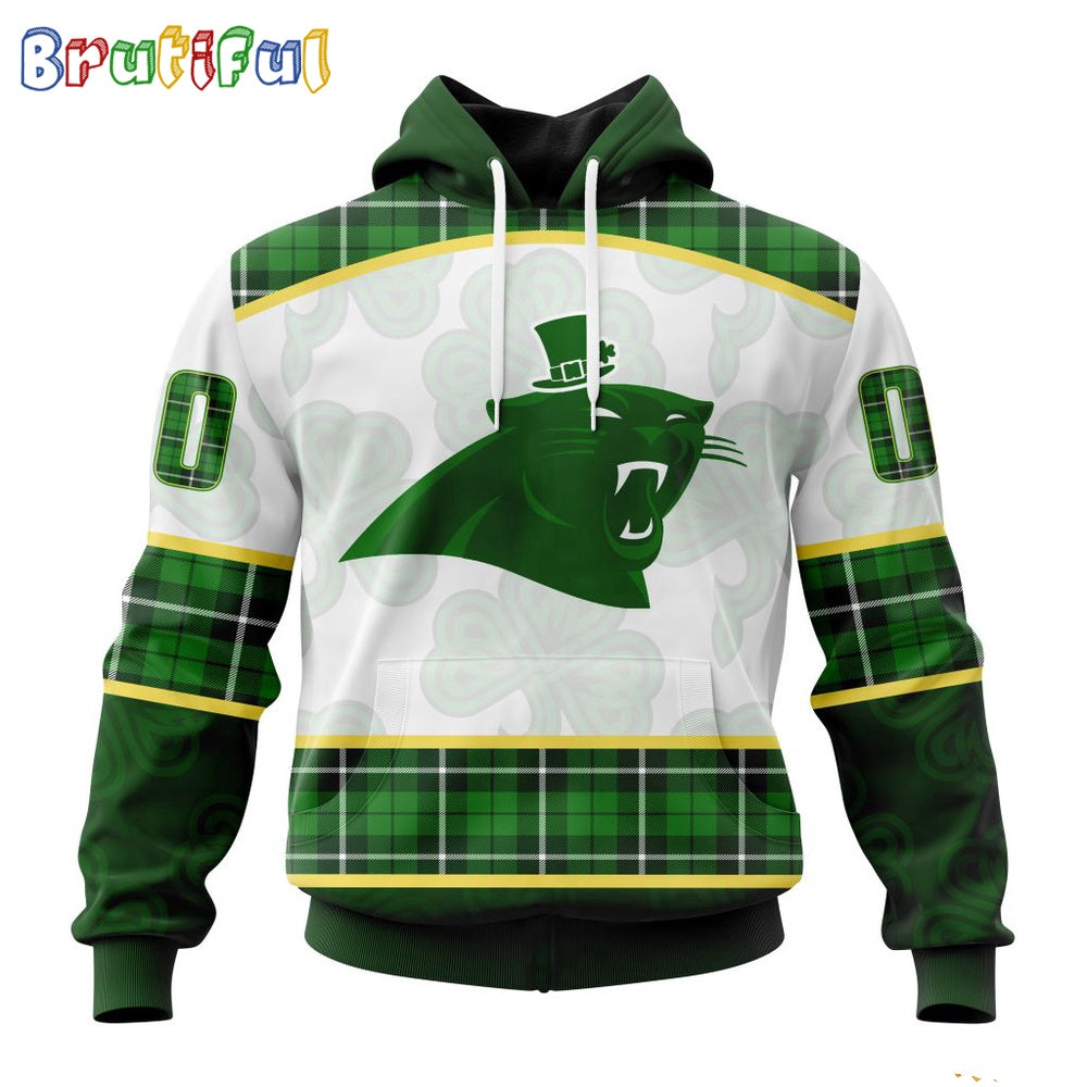 NFL Carolina Panthers Hoodie Special Design 3D Hoodie St Patrick Day