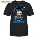 NFL Carolina Panthers T-Shirt Betty Boop Football Tshirt