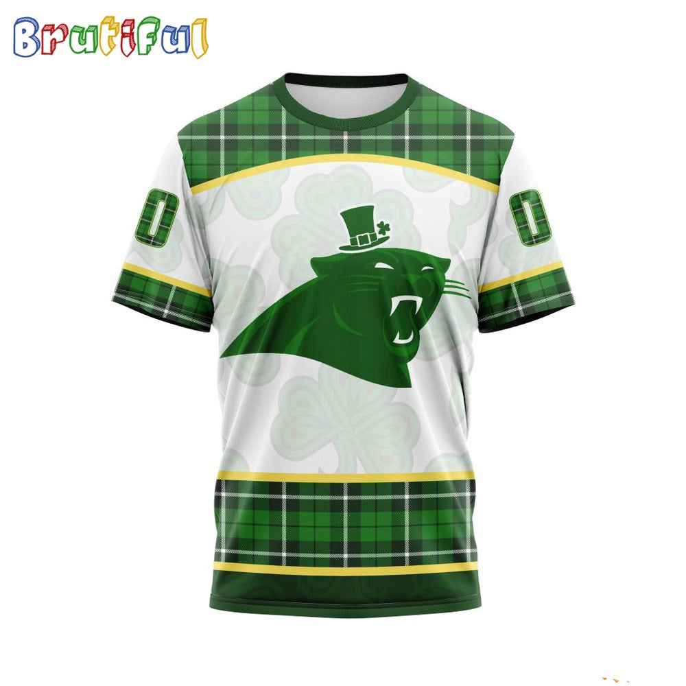 NFL Carolina Panthers T-Shirt Special Design For St Patrick Day