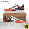 NFL Chicago Bears Air Force 1 Shoes Football Sports Sneaker Shoes