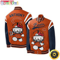 NFL Chicago Bears Baseball Jacket Hello Kitty Personalized Baseball Jacket