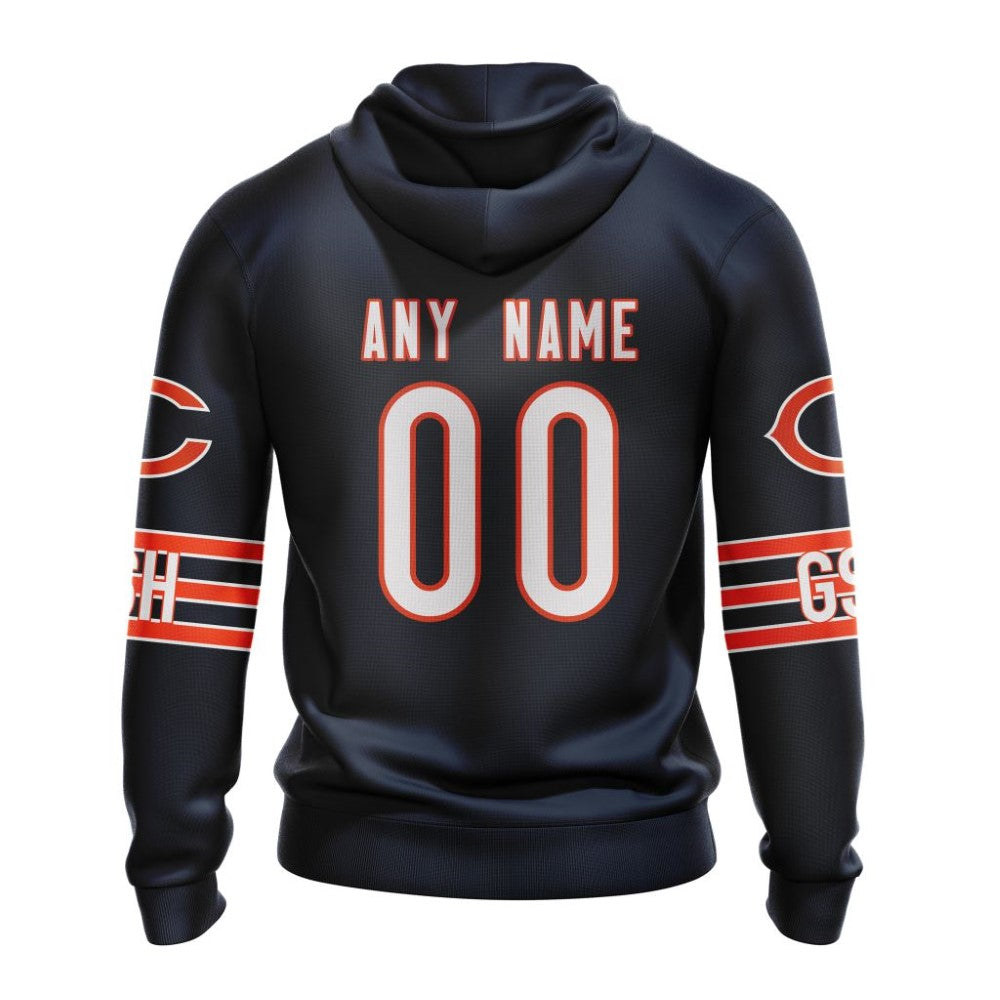 NFL Chicago Bears Hoodie 2024 Personalized Name And Number Unisex Hoodie