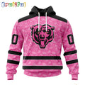 NFL Chicago Bears Hoodie Special Pink Hoodie Design Fight Breast Cancer