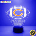 NFL Chicago Bears Night Light Football LED Light