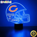 NFL Chicago Bears Night Light Football Sports Fan Led Light