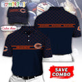 NFL Chicago Bears Polo Shirt, Custom Football Polo Shirt And Cap